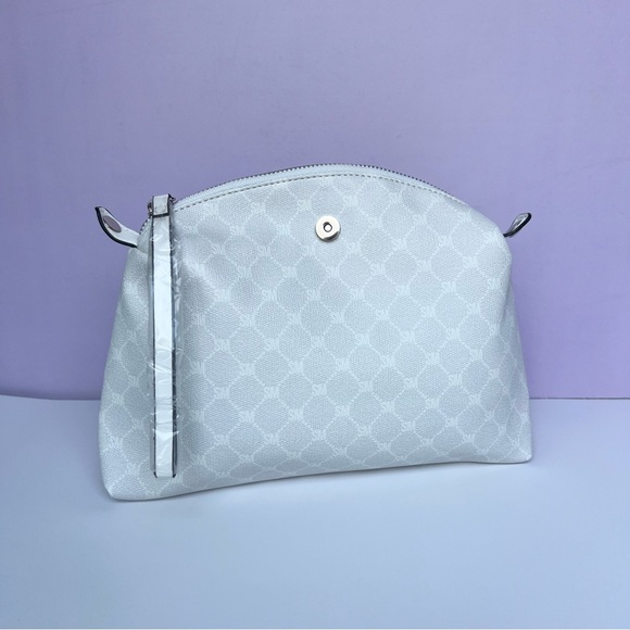 Steve Madden Bparker White Logo Handbag Purse, pouch, ID holder NWT - Picture 8 of 12